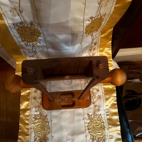 Solid Wood Toy Handmade in Canada Michaud 14.5” tall Marble toy Candy Dispenser - Picture 7 of 7